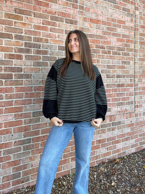 ALL I WANTED STRIPED TOP