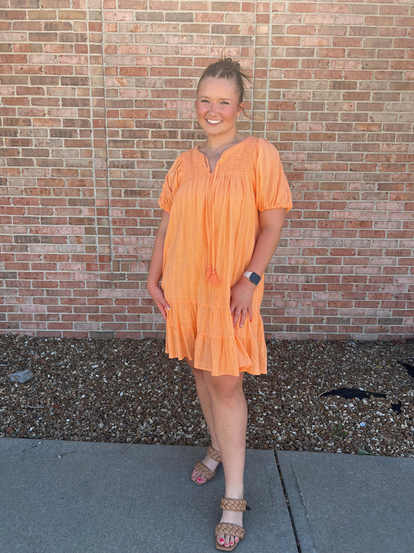 TRIP AROUND THE SUN DRESS
