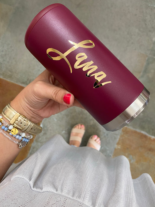 STAINLESS STEEL SLIM CAN COOLER