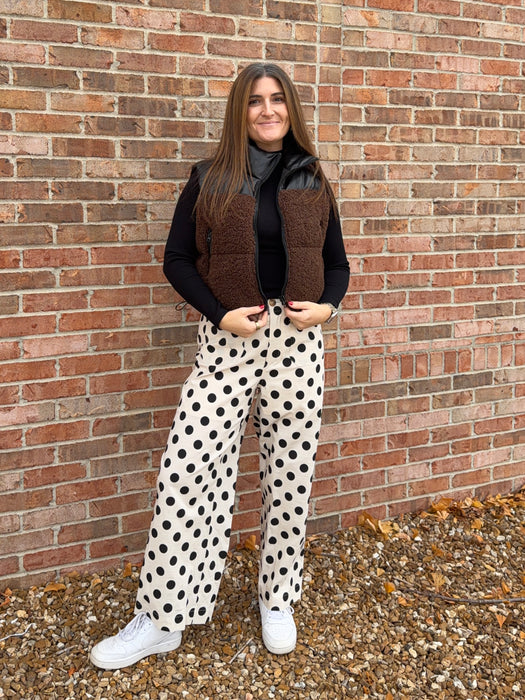 TWO TONE PUFF VEST- 2 COLORS