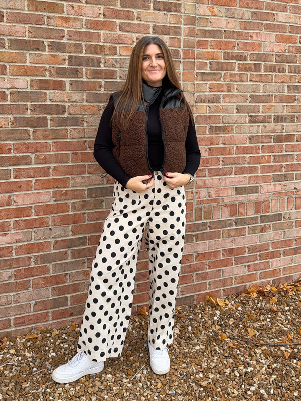 TWO TONE PUFF VEST- 2 COLORS