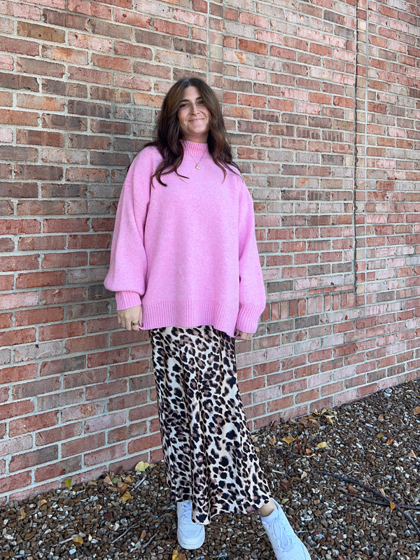 MOCK NECK SWEATER- 8 COLORS