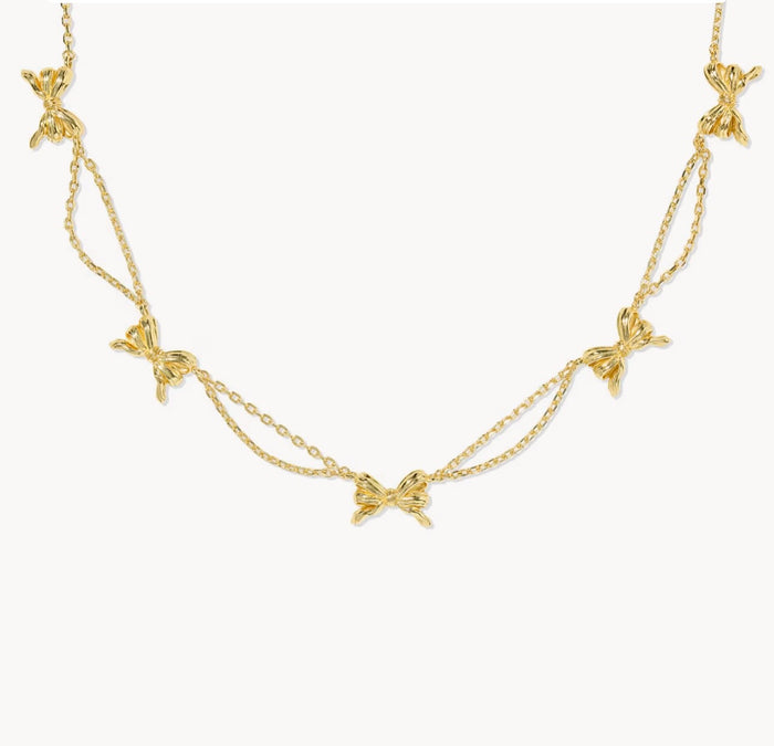 KENDRA SCOTT: BOW STRAND NECKLACE
