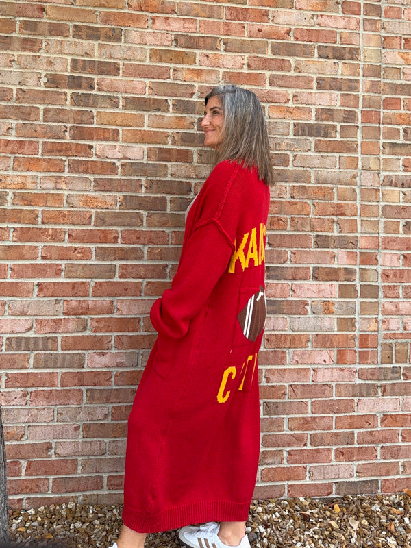 KANSAS CITY DUSTER CARDIGAN