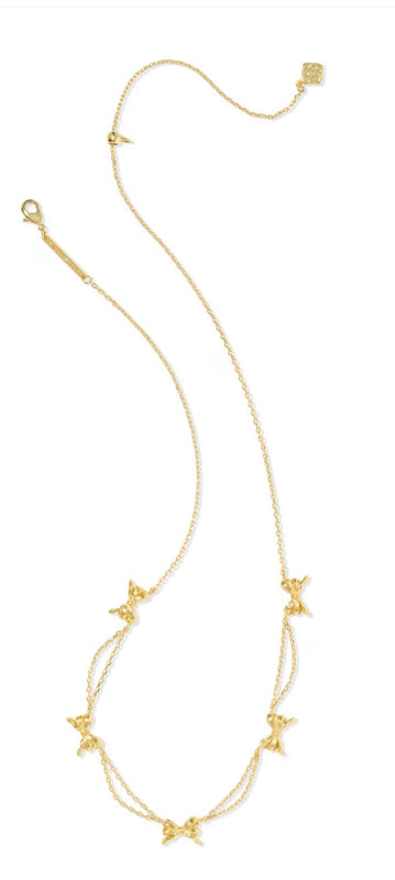 KENDRA SCOTT: BOW STRAND NECKLACE