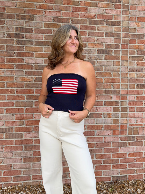 FLAG TUBE TOP