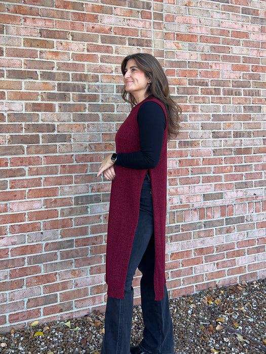 LONGLINE SWEATER- 2 COLORS