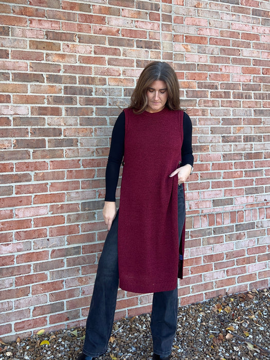 LONGLINE SWEATER- 2 COLORS