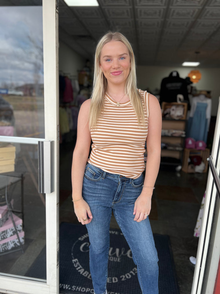 ONE TIME STRIPED TANK