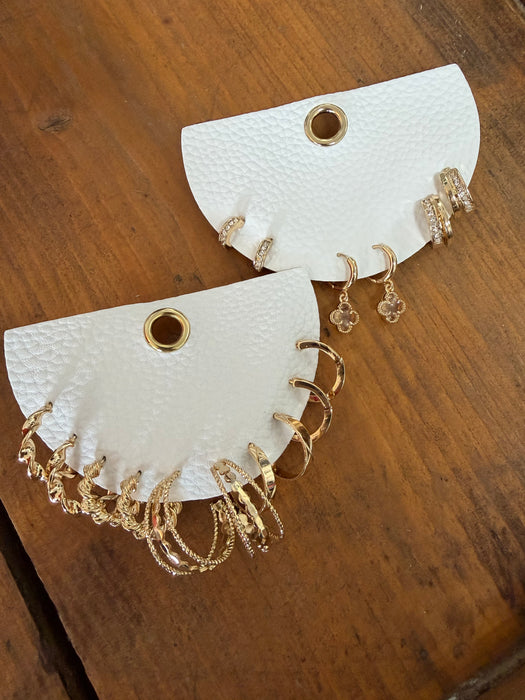 GOLD TRIO EARRING SET