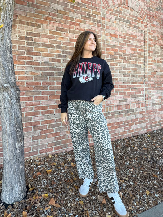 DISTRESSED CHIEFS SWEATSHIRT