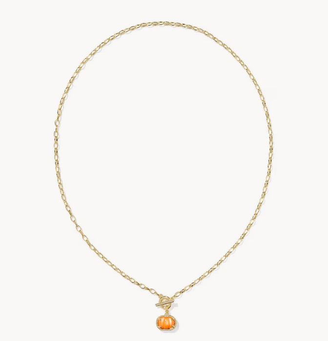 KENDRA SCOTT: PUMPKIN LINK CHAIN NECKLACE