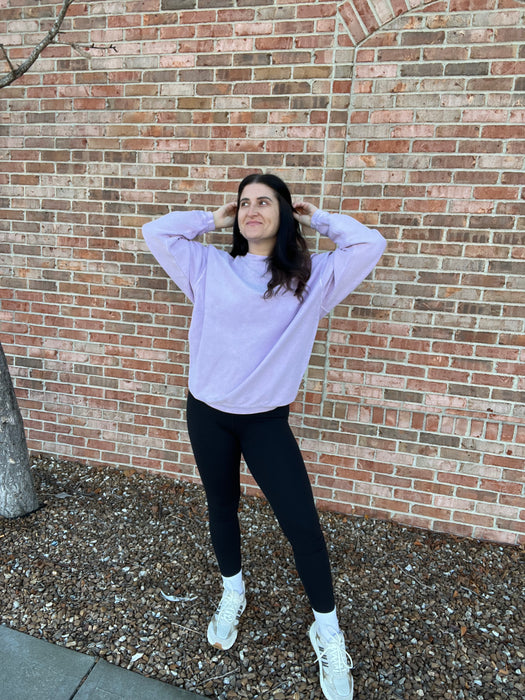 CORDED PULLOVER- 6 COLORS
