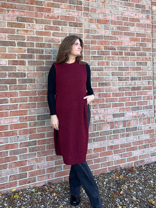 LONGLINE SWEATER- 2 COLORS