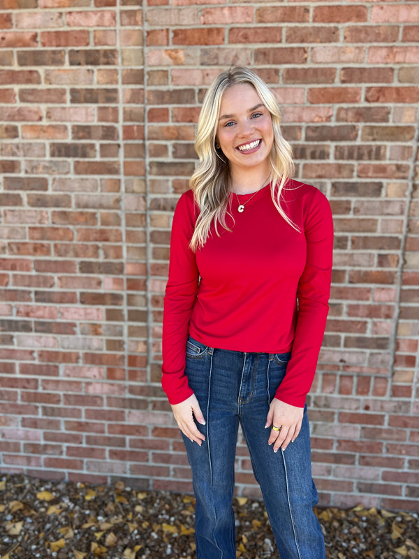 LAYERING LONG SLEEVE TOP- 4 COLORS