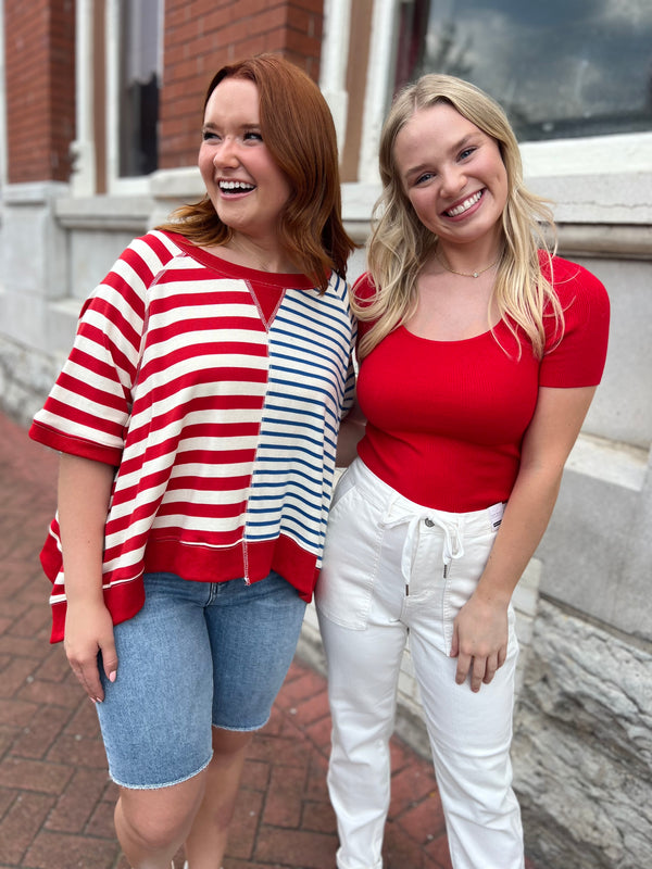 FOREVER STRIPES TOP
