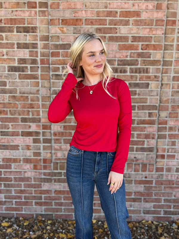LAYERING LONG SLEEVE TOP- 4 COLORS
