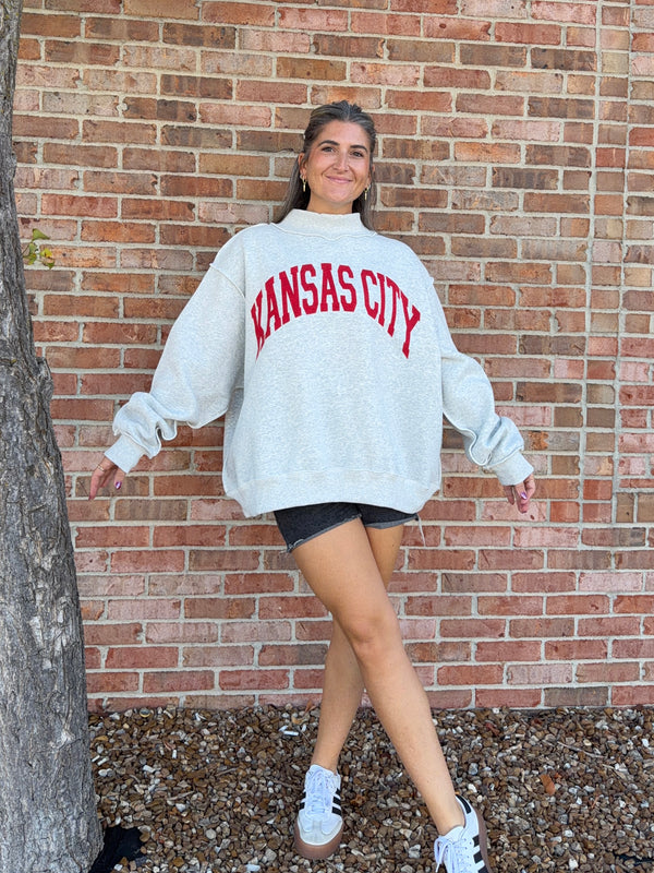 KANSAS CITY REVERSIBLE MOCKNECK