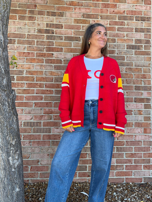 VARSITY KC CARDIGAN