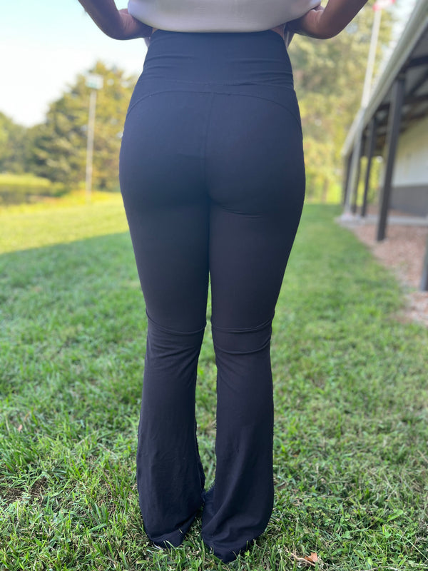 PLUS SIZE HIGH WAISTED YOGA BELL BOTTOMS