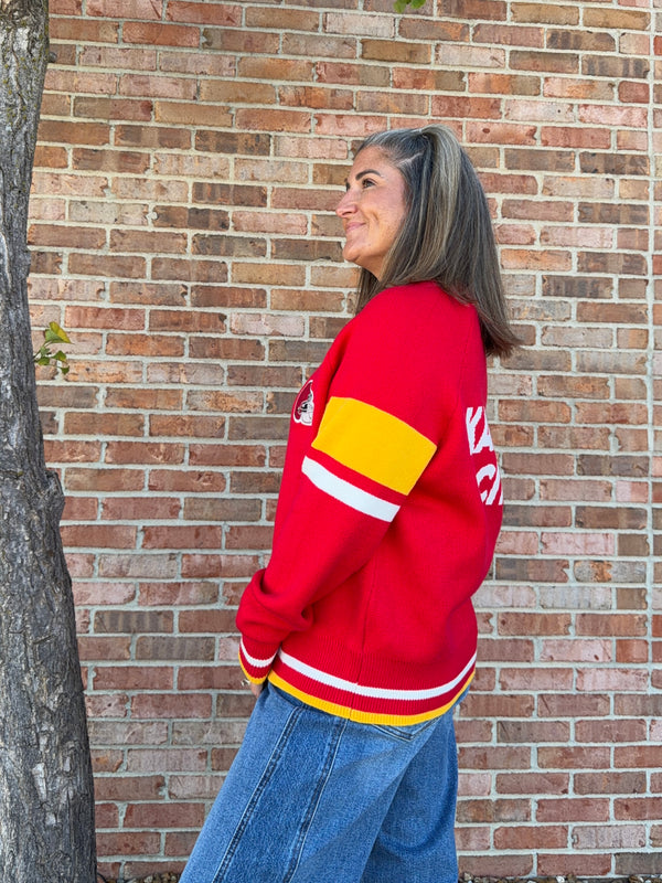 VARSITY KC CARDIGAN