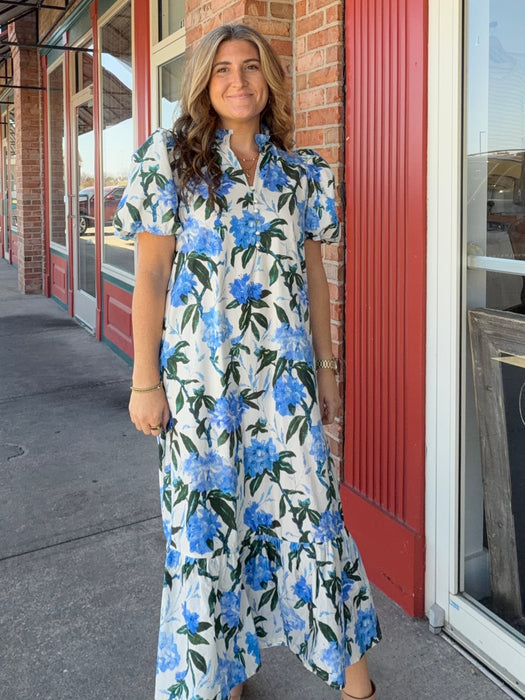 ROYAL TEA FLORAL DRESS