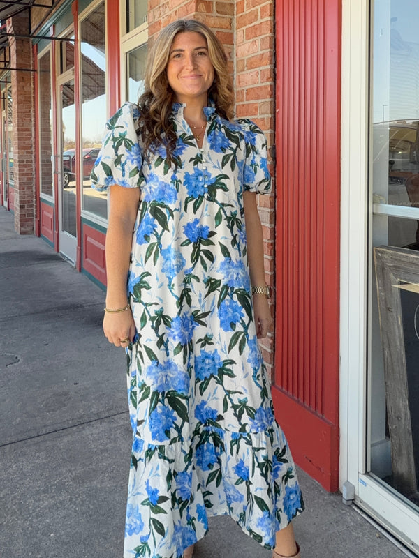 ROYAL TEA FLORAL DRESS