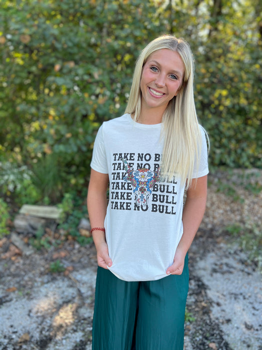 TAKE NO BULL GRAPHIC TEE