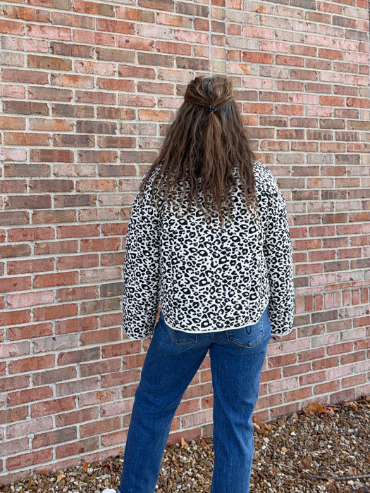 B&W ANIMAL PRINT JACKET