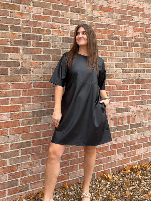 LEATHER DRESS