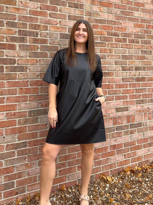 LEATHER DRESS