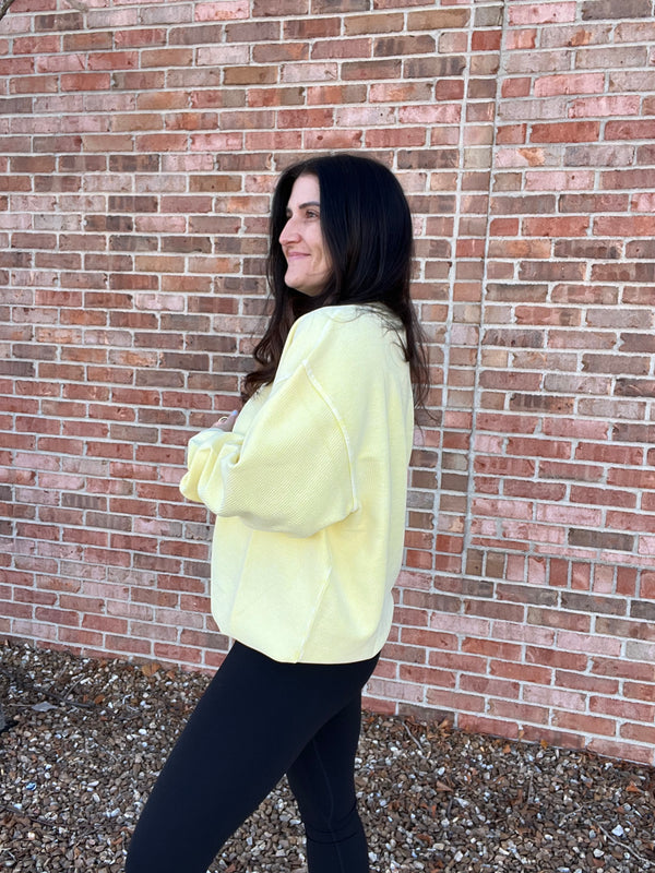 CORDED PULLOVER- 6 COLORS