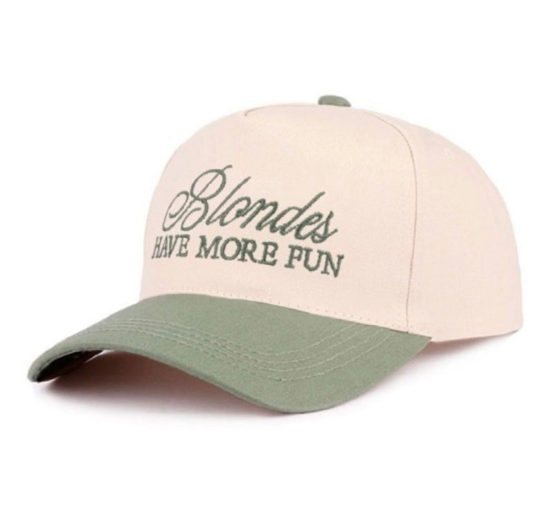 BLONDES HAVE MORE FUN HAT