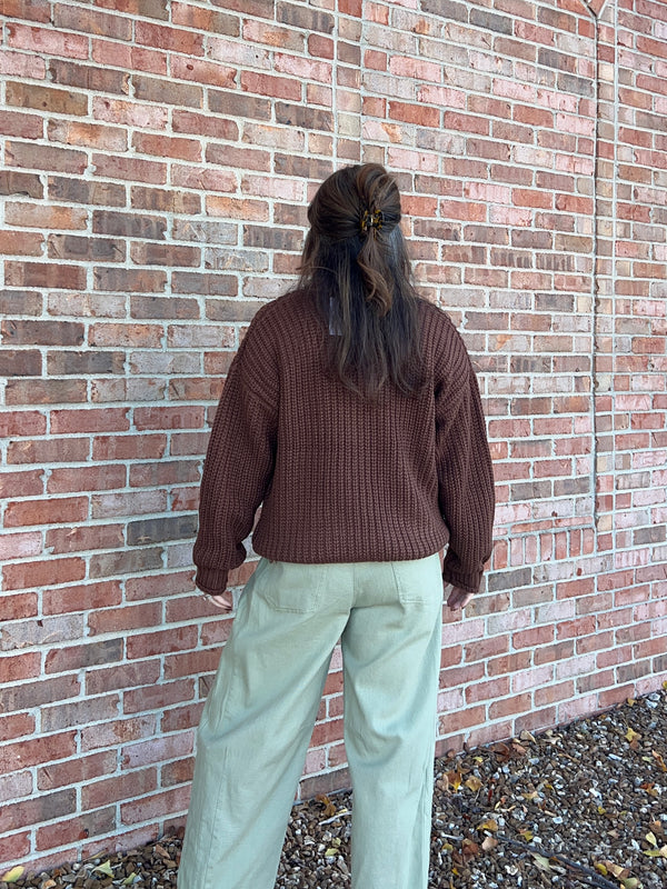 GOLD BUTTON CARDIGAN- 3 COLORS