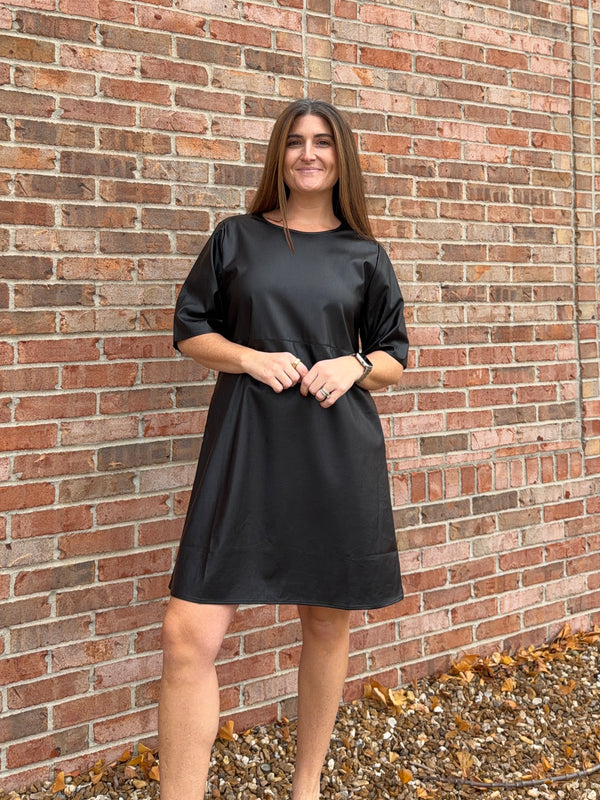 LEATHER DRESS