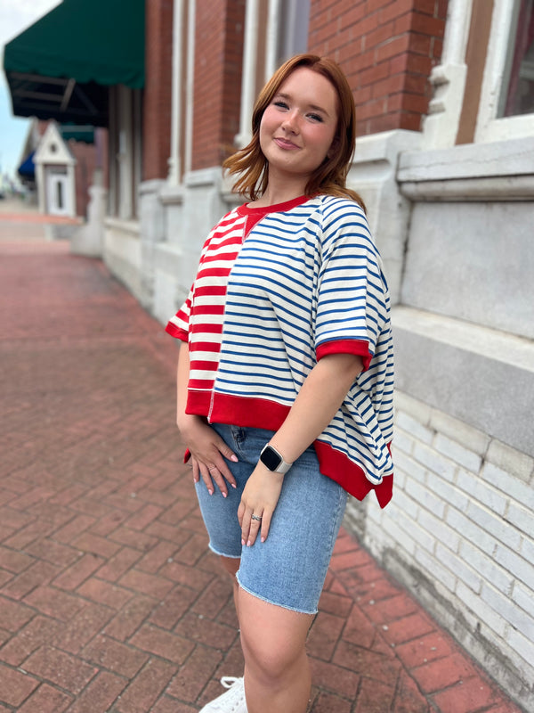 FOREVER STRIPES TOP