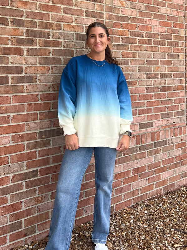 CORDED PULLOVER- 4 COLORS