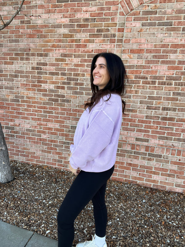 CORDED PULLOVER- 6 COLORS