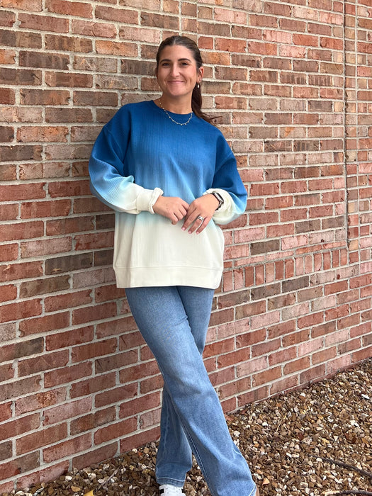 CORDED PULLOVER- 4 COLORS