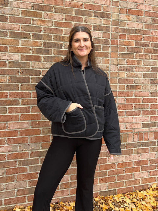 DOORBUSTER QUILTED JACKET- 3 COLORS