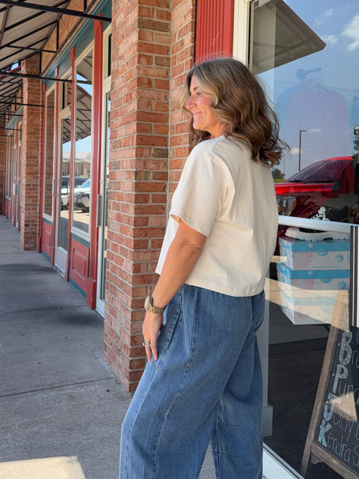 LINEN ESSENTIAL TEE
