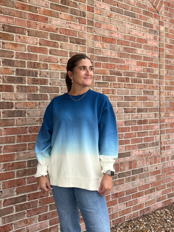 CORDED PULLOVER- 4 COLORS