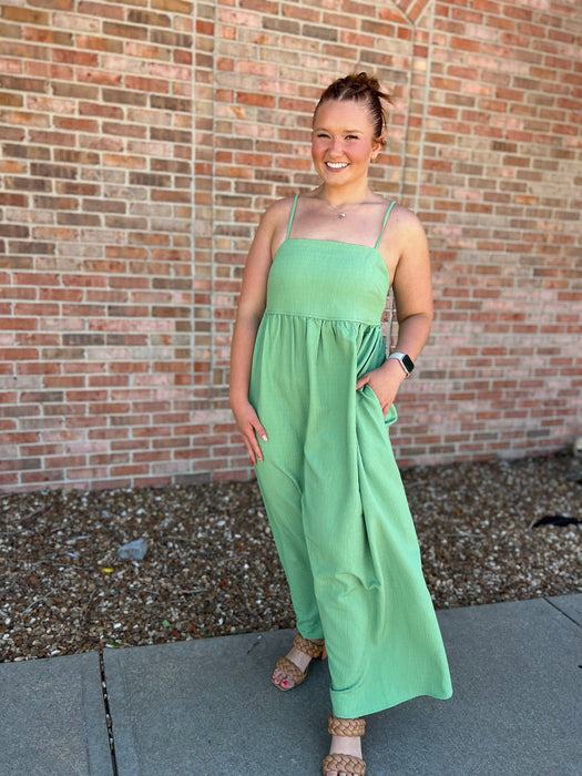 SPAGETTI STRAP MAXI DRESS
