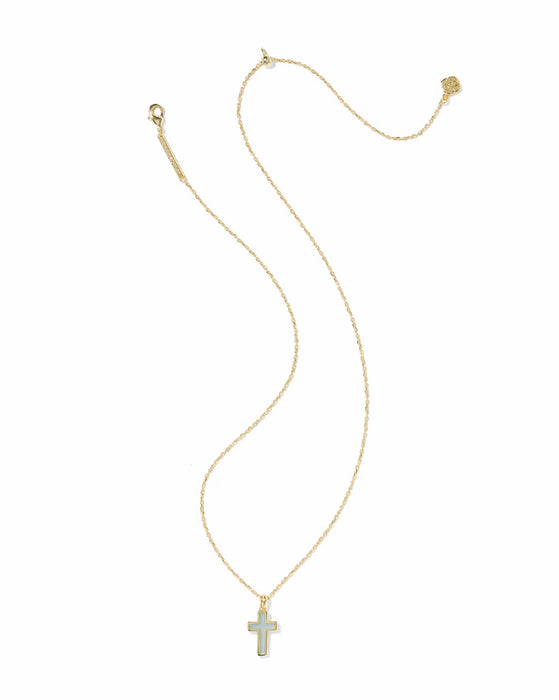 KENDRA SCOTT CROSS PENDANT NECKLACE