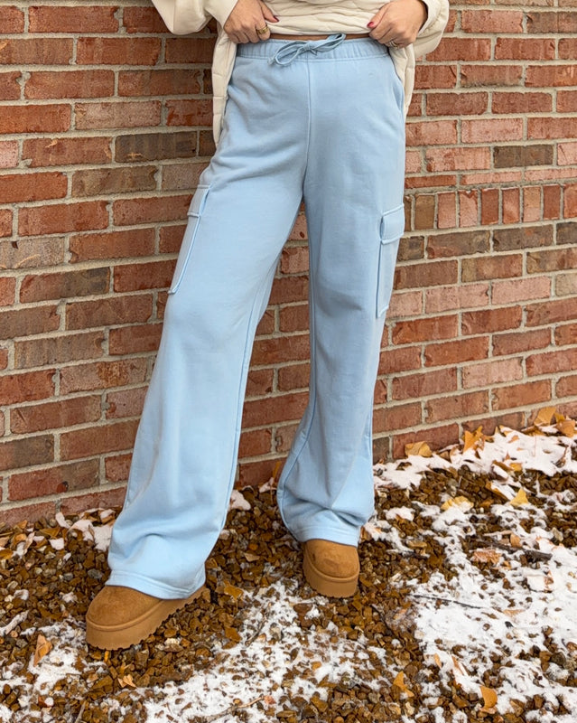CARGO SWEATPANTS- 3 COLORS