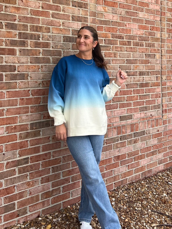 CORDED PULLOVER- 4 COLORS
