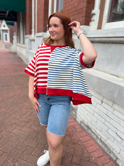 FOREVER STRIPES TOP