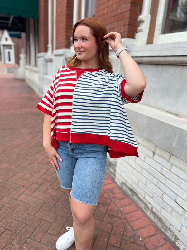 FOREVER STRIPES TOP