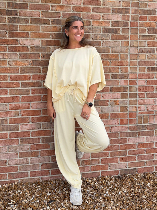 COMFY BARREL PANTS- 2 COLORS