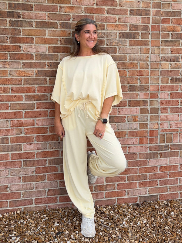 COMFY BARREL PANTS- 2 COLORS